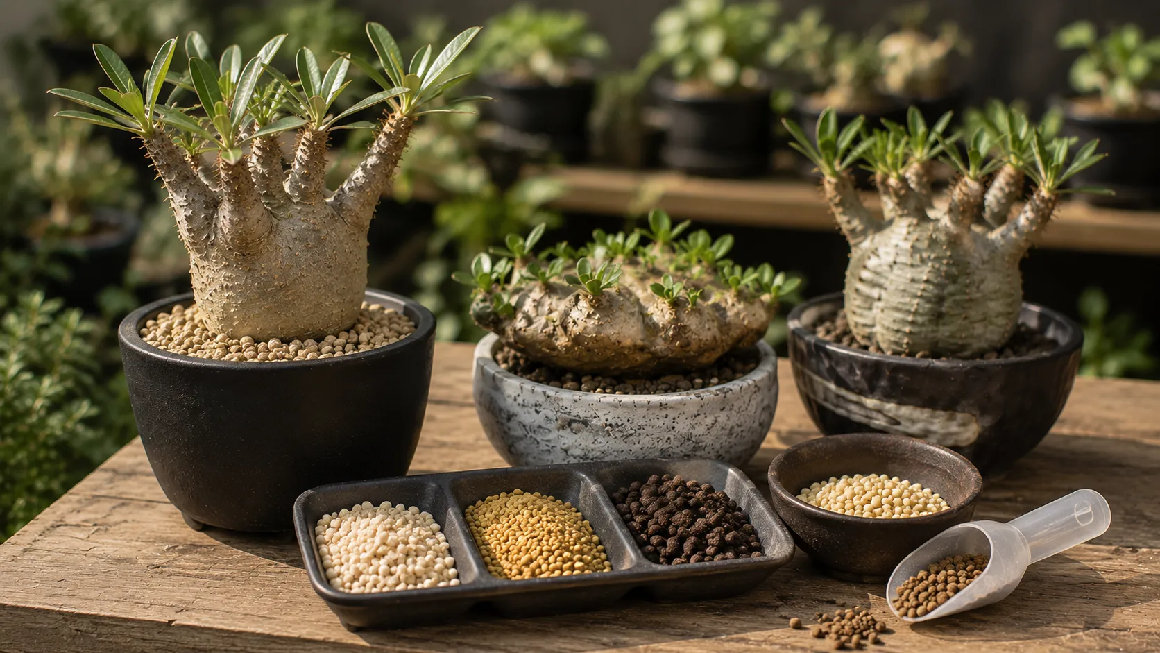 塊根植物の肥料の基本