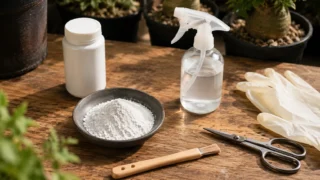 塊根植物の殺菌剤