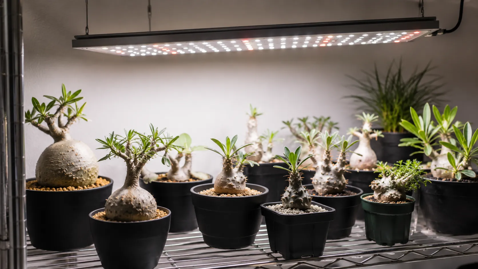 塊根植物の育成ライト