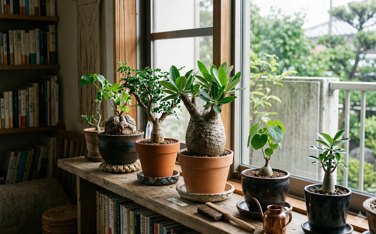塊根植物の光と置き場所