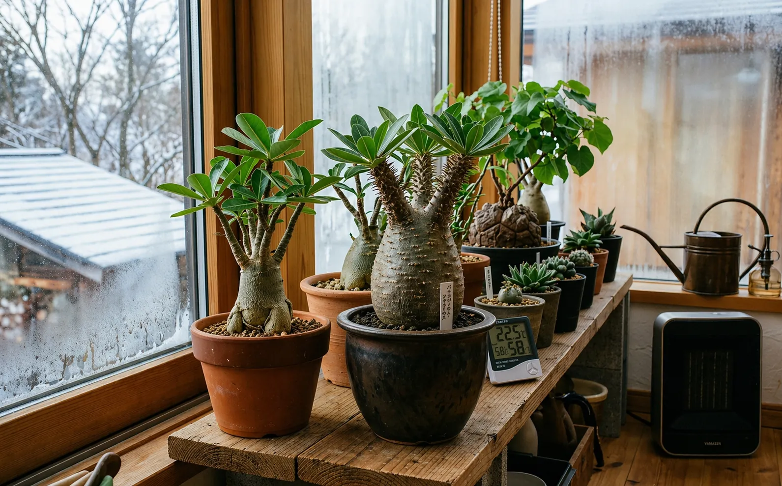塊根植物の温度管理と越冬