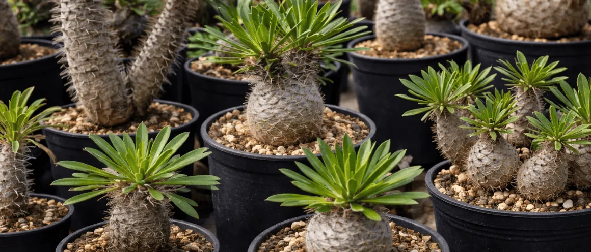 パキポディウム属の塊根植物
